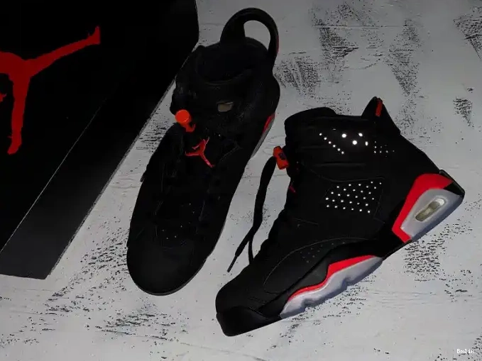 Bmlin Retro OG Infrared Jordan Air Black 384664-060 6 0503